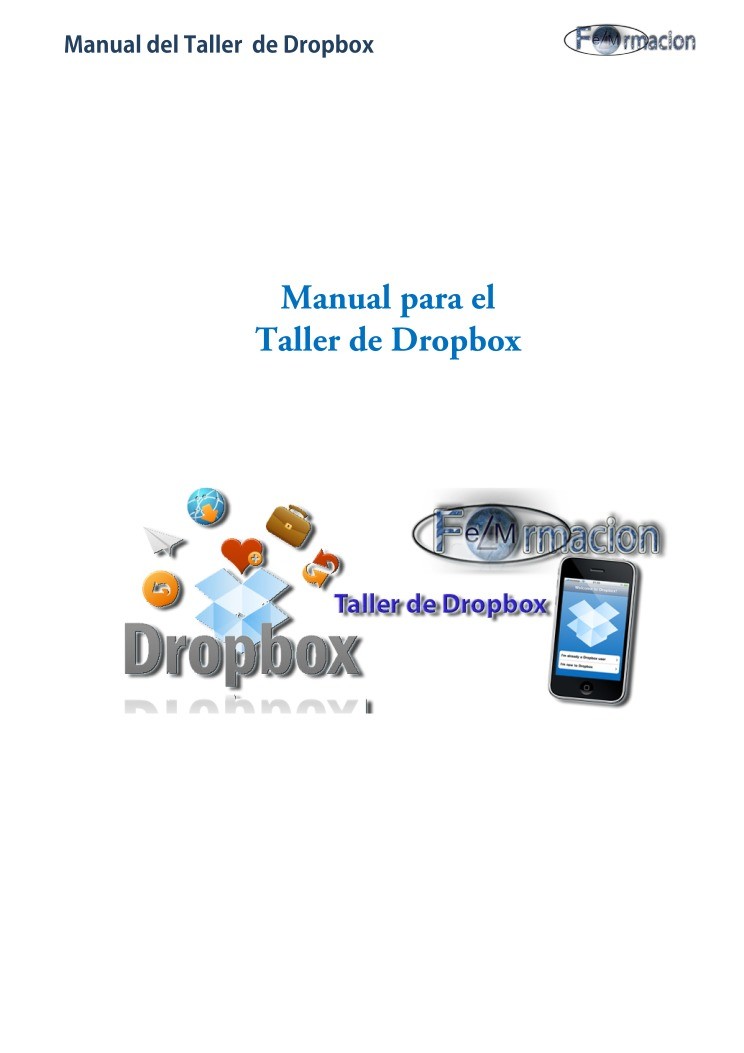 Imágen de pdf Manual para el taller de Dropbox